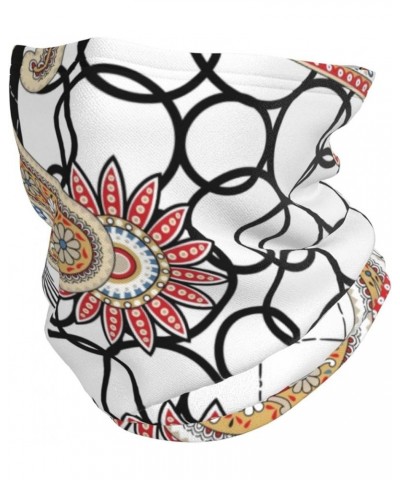 Paisley Neck Gaiter Masks - Breathable Face Bandana Mask For Men & Women Paisley14 $8.83 Balaclavas