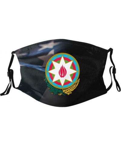 Coat of Arms Azerbaijan Face Mask Adjustable Breathable Balaclava with Filter $9.81 Balaclavas