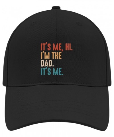 It's Me Hi I'm The Dad It's Me Hat Mom Hat AllBlack Womens Sun Hat Gifts for Him Cycling Hat $12.16 Sun Hats